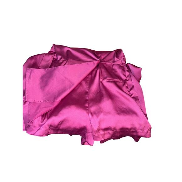 Boutique Brand &Merci All Business Pink Satin Blazer Romper Sz Small - Picture 3 of 4